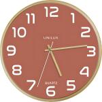 Unilux BALTIC Wanduhr rosa, 31,5 cm Durchmesser
