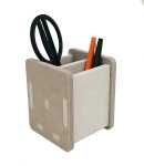 Unilux KUBE Stifthalter grau, aus PET-Recyclingmaterial