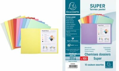 Exacompta EXACOMPTA Aktendeckel SUPER 250, DI N A4, rosa