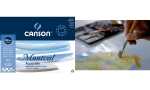 CANSON Aquarellblock Montval, 400 x 500 mm, 12 Blatt...
