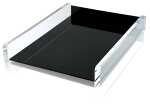 WEDO Acryl Briefablage A4 gk.sw