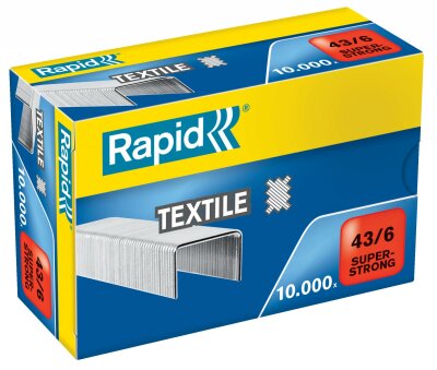 Rapid Heftklammern Super Strong 43/ 6, galvanisiert (68872200)