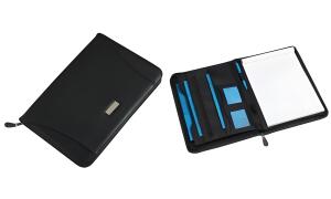 rillstab Schreibmappe Excellent de luxe, DIN A4, schwarz (71700041)