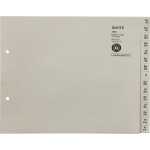 LEITZ Tauenpapier-Register, A-Z, fü r 4 Ordner, grau...