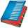 LEITZ Pultordner Deskorganizer Colo r, A4, 1-24/A-Z, blau (80591435)