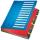 LEITZ Pultordner Deskorganizer Colo r, A4, 1-24/A-Z, blau (80591435)