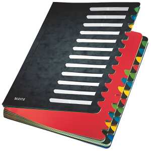 LEITZ Pultordner Deskorganizer Colo r, A4, 1-24/A-Z, schwarz