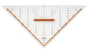 rotring Geometrie-Dreieck Centro, m it abnehmbarem Griff (8676542)